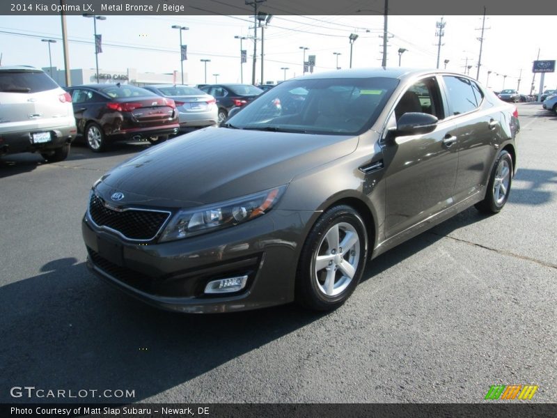 Metal Bronze / Beige 2014 Kia Optima LX