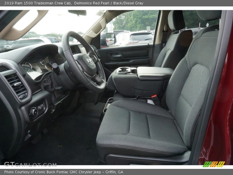 Delmonico Red Pearl / Black/Diesel Gray 2019 Ram 1500 Tradesman Crew Cab