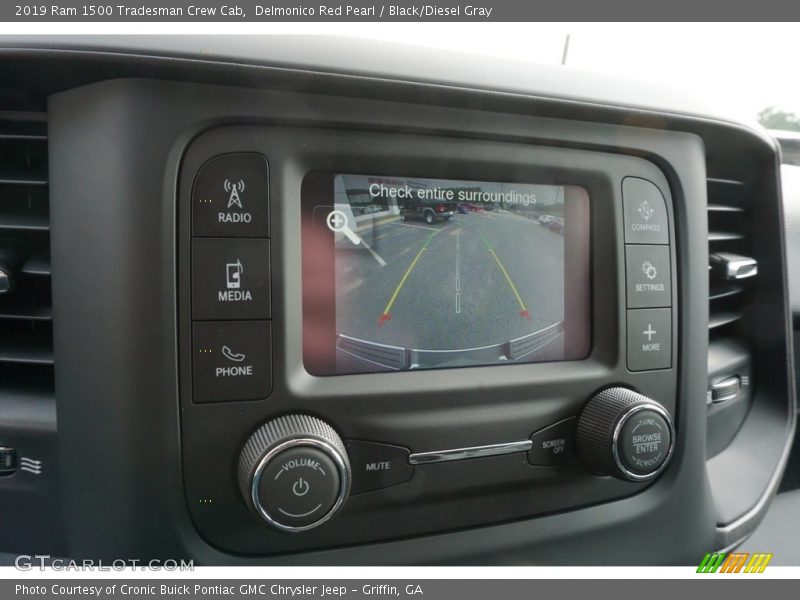 Delmonico Red Pearl / Black/Diesel Gray 2019 Ram 1500 Tradesman Crew Cab