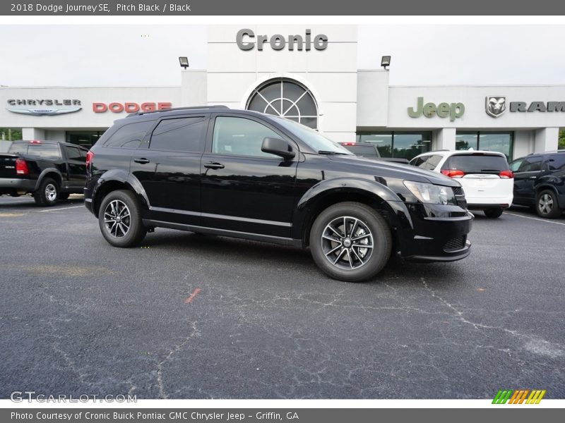 Pitch Black / Black 2018 Dodge Journey SE