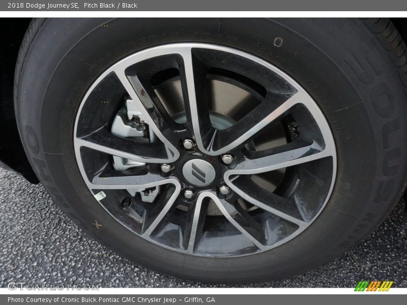 Pitch Black / Black 2018 Dodge Journey SE
