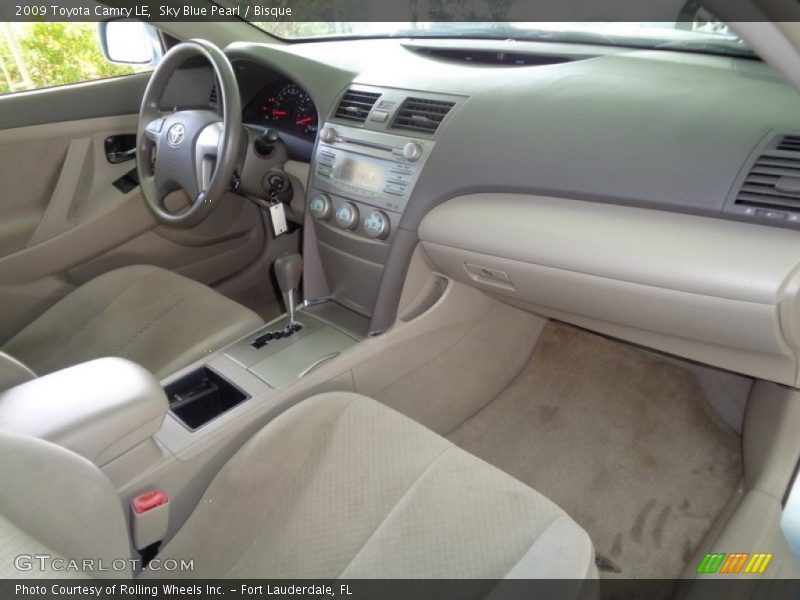 Sky Blue Pearl / Bisque 2009 Toyota Camry LE