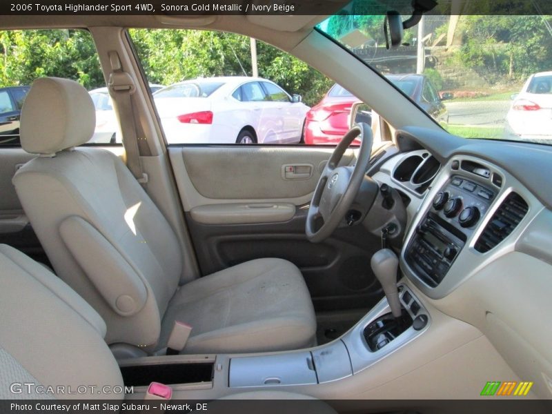 Sonora Gold Metallic / Ivory Beige 2006 Toyota Highlander Sport 4WD