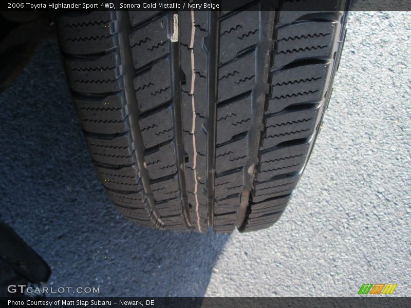 Sonora Gold Metallic / Ivory Beige 2006 Toyota Highlander Sport 4WD