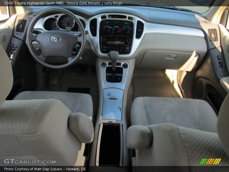 Sonora Gold Metallic / Ivory Beige 2006 Toyota Highlander Sport 4WD