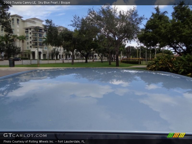 Sky Blue Pearl / Bisque 2009 Toyota Camry LE