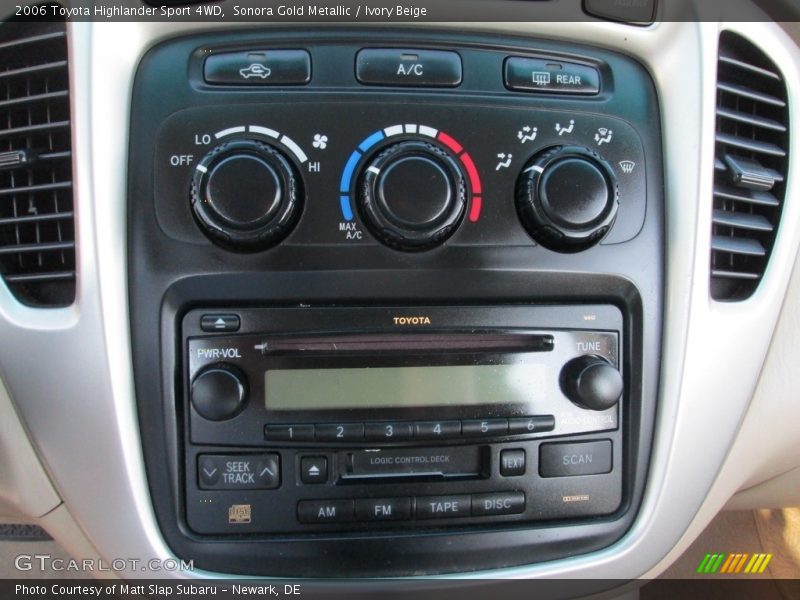 Sonora Gold Metallic / Ivory Beige 2006 Toyota Highlander Sport 4WD