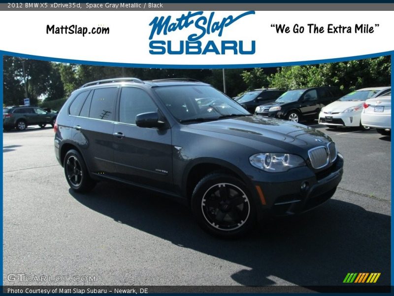 Space Gray Metallic / Black 2012 BMW X5 xDrive35d