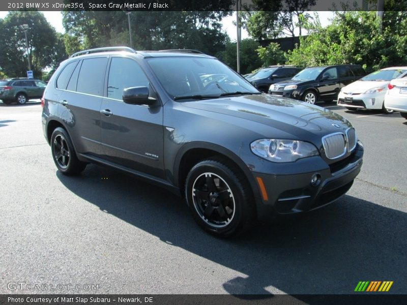 Space Gray Metallic / Black 2012 BMW X5 xDrive35d