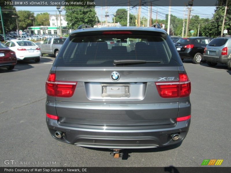 Space Gray Metallic / Black 2012 BMW X5 xDrive35d