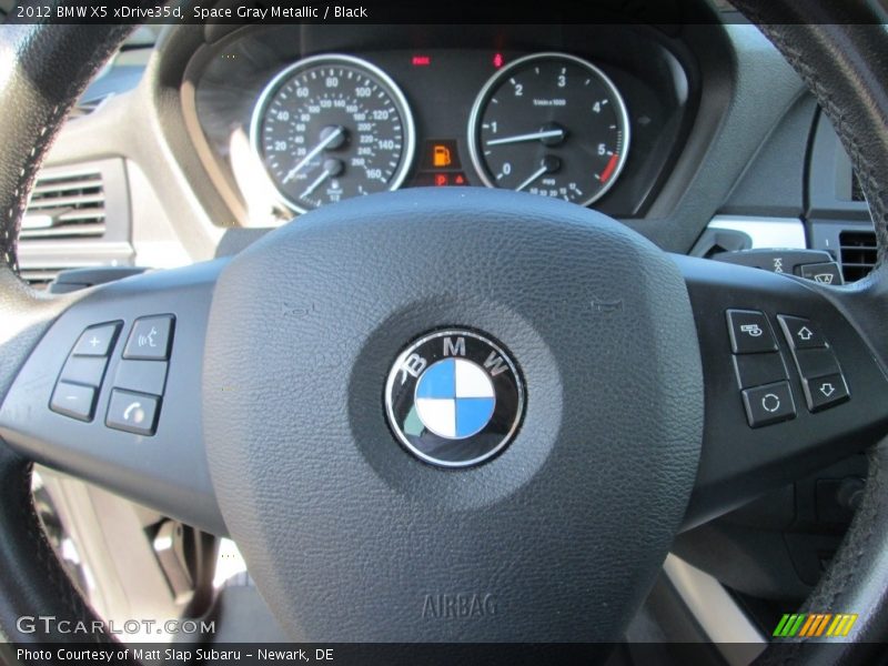 Space Gray Metallic / Black 2012 BMW X5 xDrive35d