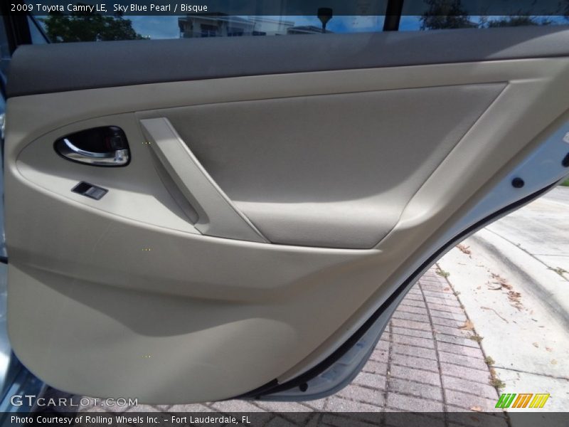 Sky Blue Pearl / Bisque 2009 Toyota Camry LE