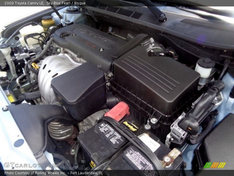 Sky Blue Pearl / Bisque 2009 Toyota Camry LE