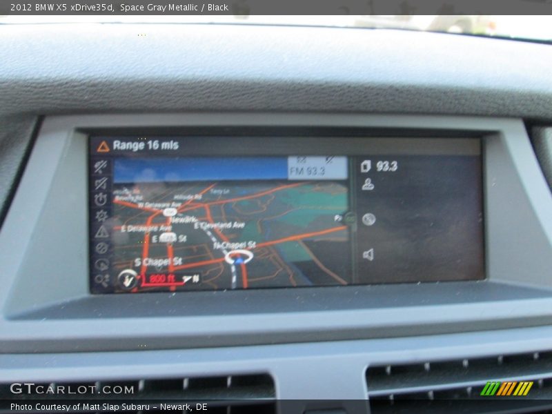Space Gray Metallic / Black 2012 BMW X5 xDrive35d