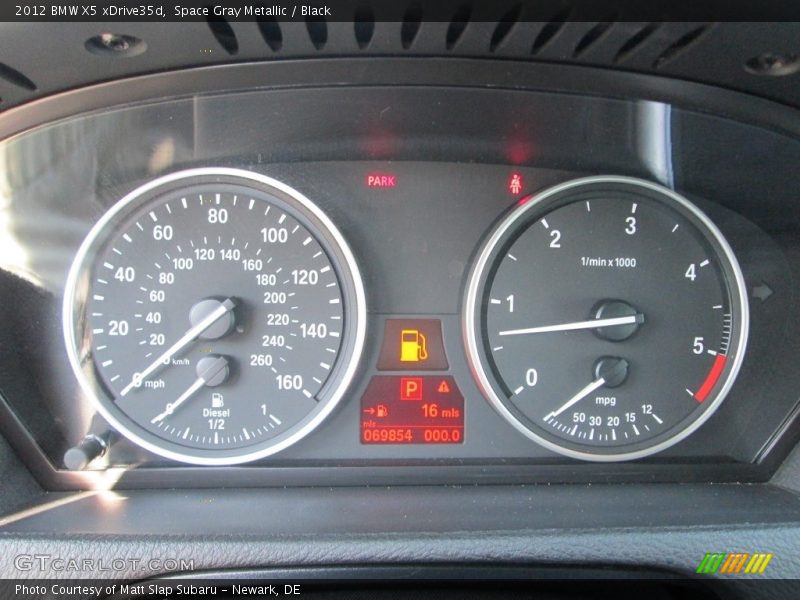 Space Gray Metallic / Black 2012 BMW X5 xDrive35d