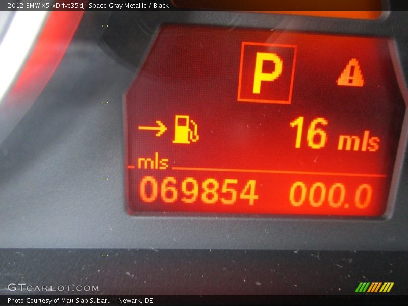 Space Gray Metallic / Black 2012 BMW X5 xDrive35d