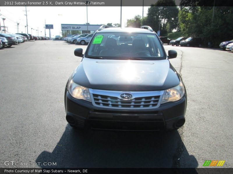 Dark Gray Metallic / Platinum 2012 Subaru Forester 2.5 X