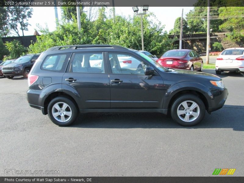 Dark Gray Metallic / Platinum 2012 Subaru Forester 2.5 X