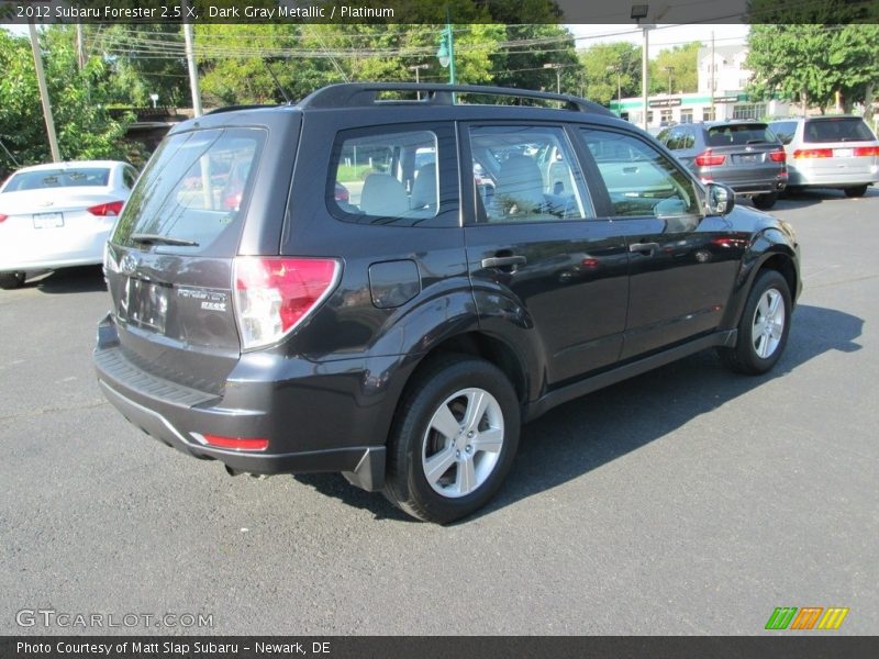 Dark Gray Metallic / Platinum 2012 Subaru Forester 2.5 X