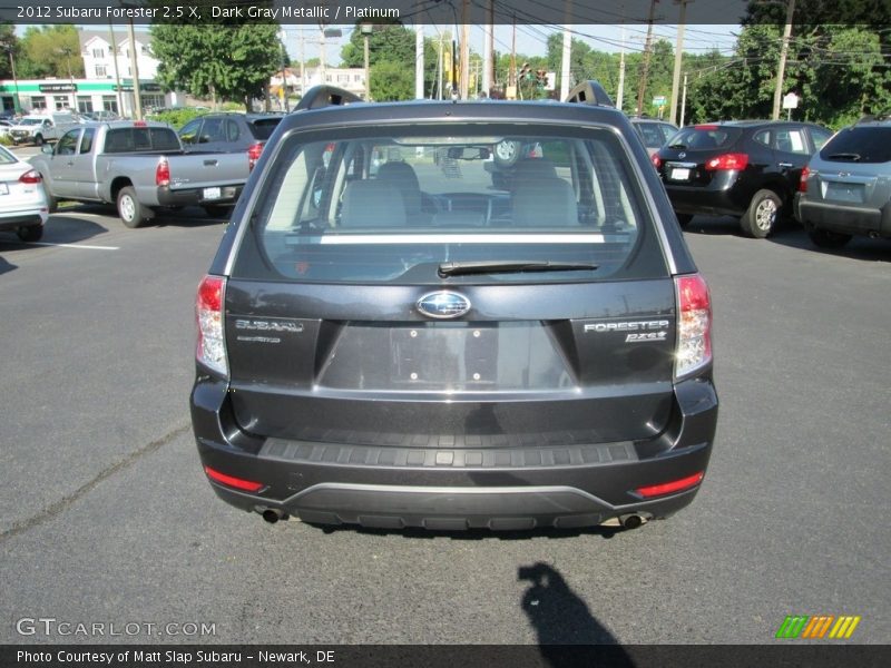 Dark Gray Metallic / Platinum 2012 Subaru Forester 2.5 X