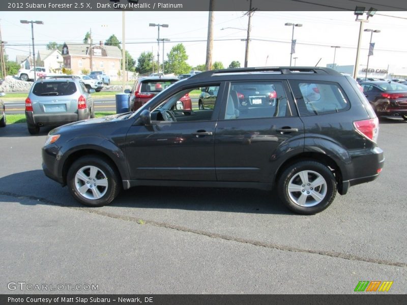 Dark Gray Metallic / Platinum 2012 Subaru Forester 2.5 X