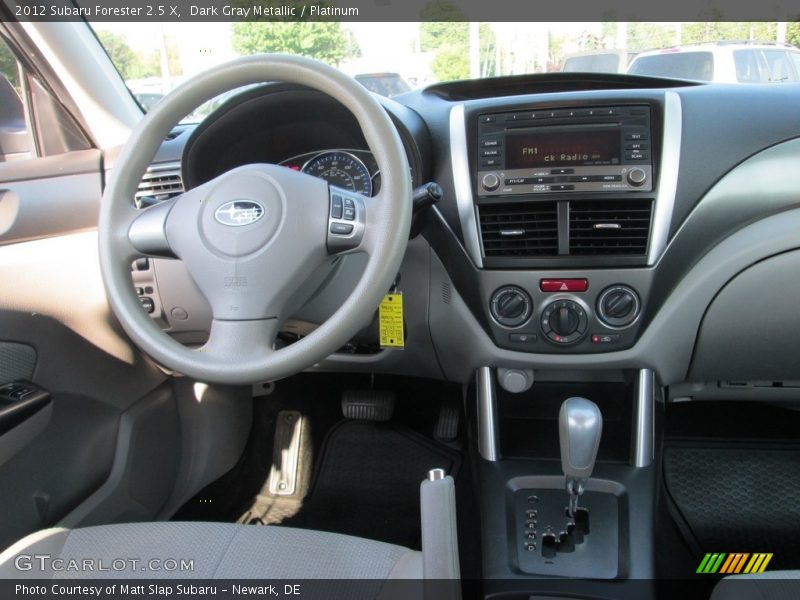 Dark Gray Metallic / Platinum 2012 Subaru Forester 2.5 X