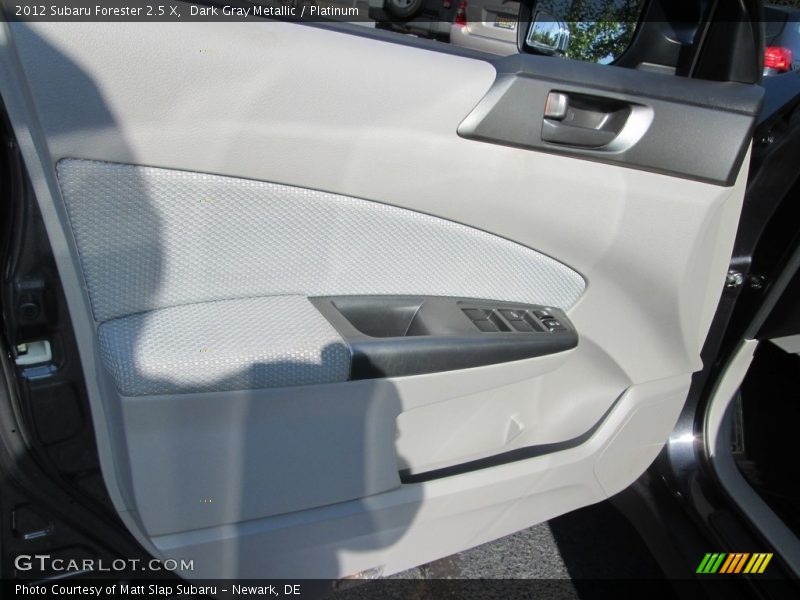Dark Gray Metallic / Platinum 2012 Subaru Forester 2.5 X