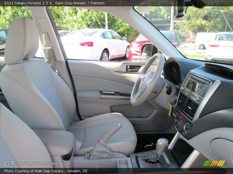 Dark Gray Metallic / Platinum 2012 Subaru Forester 2.5 X