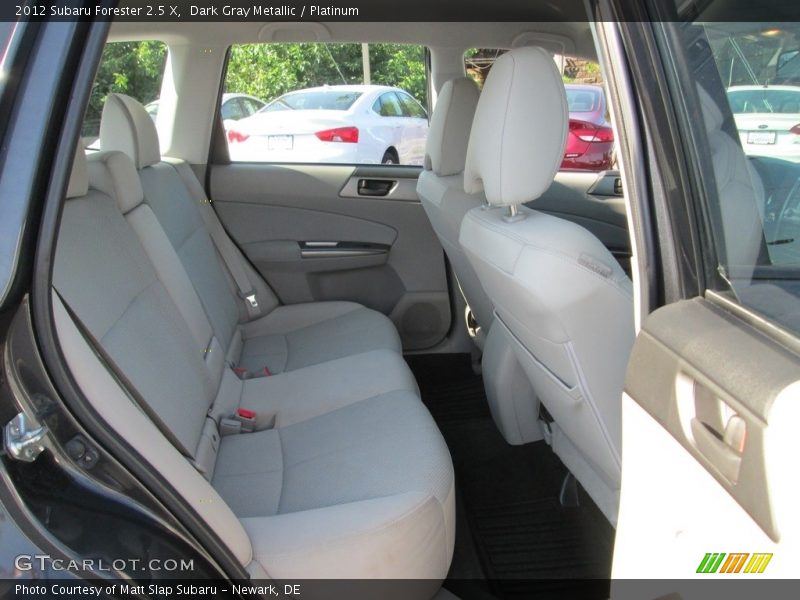 Dark Gray Metallic / Platinum 2012 Subaru Forester 2.5 X