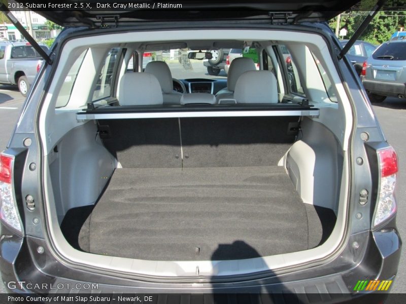 Dark Gray Metallic / Platinum 2012 Subaru Forester 2.5 X