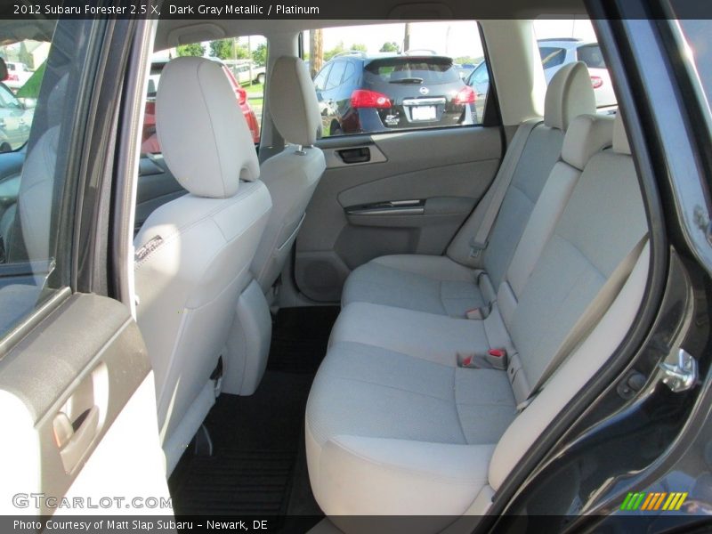 Dark Gray Metallic / Platinum 2012 Subaru Forester 2.5 X