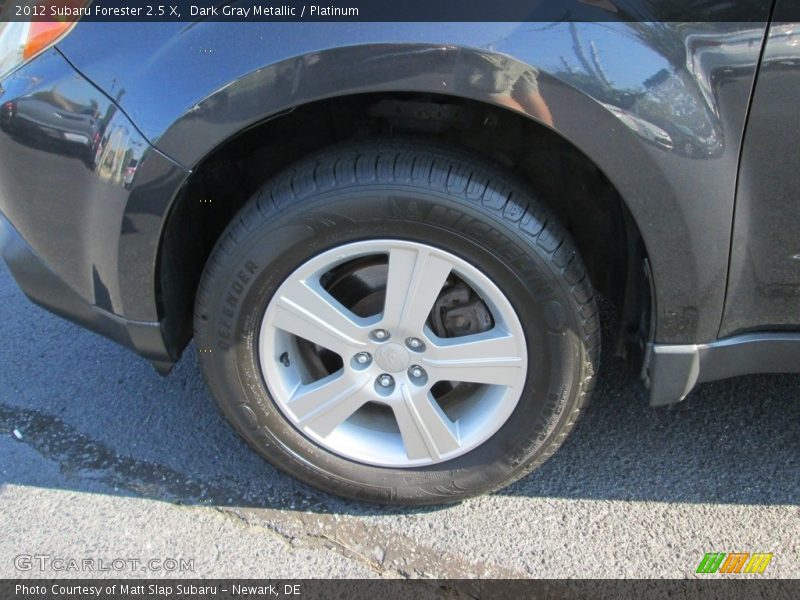 Dark Gray Metallic / Platinum 2012 Subaru Forester 2.5 X
