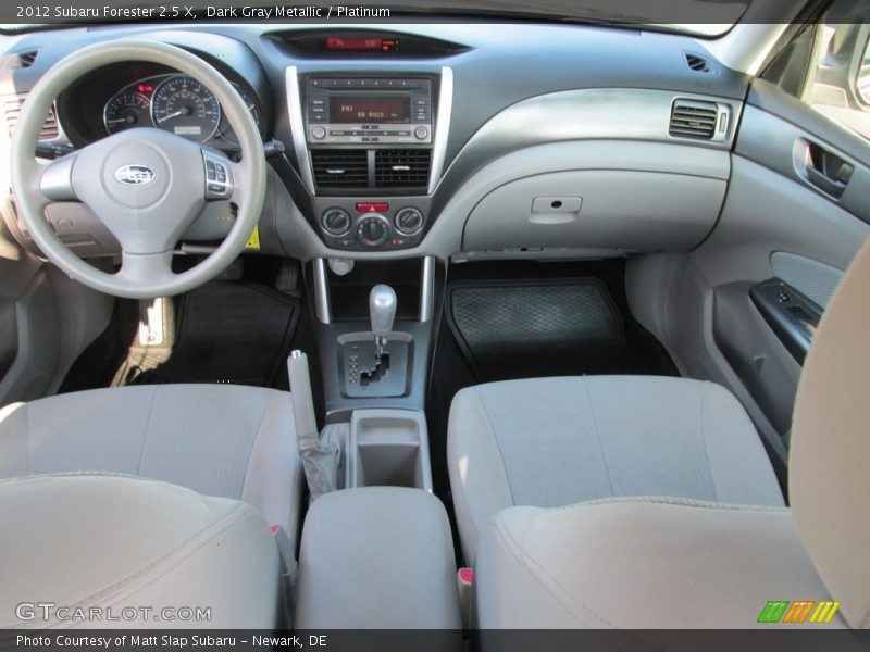 Dark Gray Metallic / Platinum 2012 Subaru Forester 2.5 X