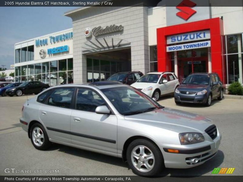 Sterling Metallic / Gray 2005 Hyundai Elantra GT Hatchback
