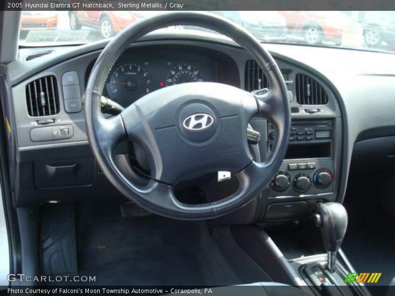 Sterling Metallic / Gray 2005 Hyundai Elantra GT Hatchback