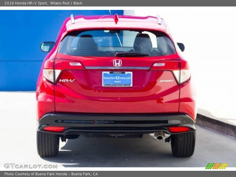 Milano Red / Black 2019 Honda HR-V Sport