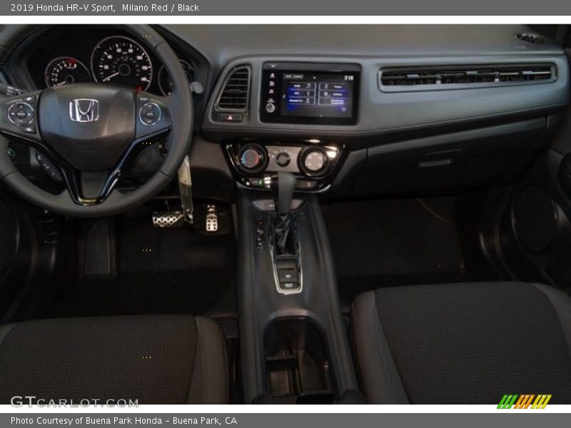 Dashboard of 2019 HR-V Sport