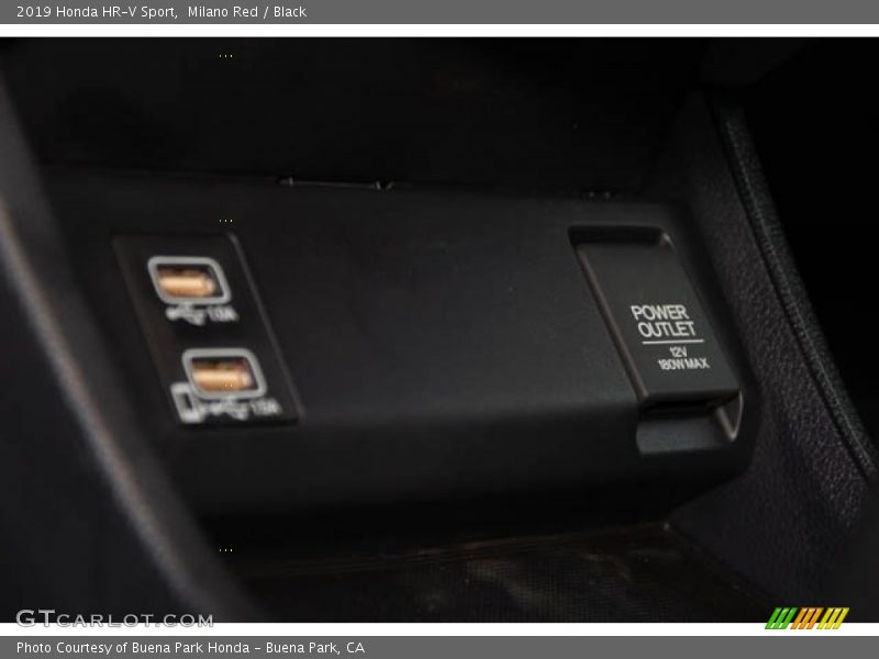 Milano Red / Black 2019 Honda HR-V Sport