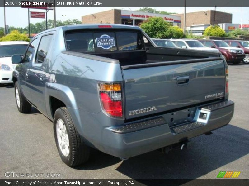 Steel Blue Metallic / Gray 2006 Honda Ridgeline RTS