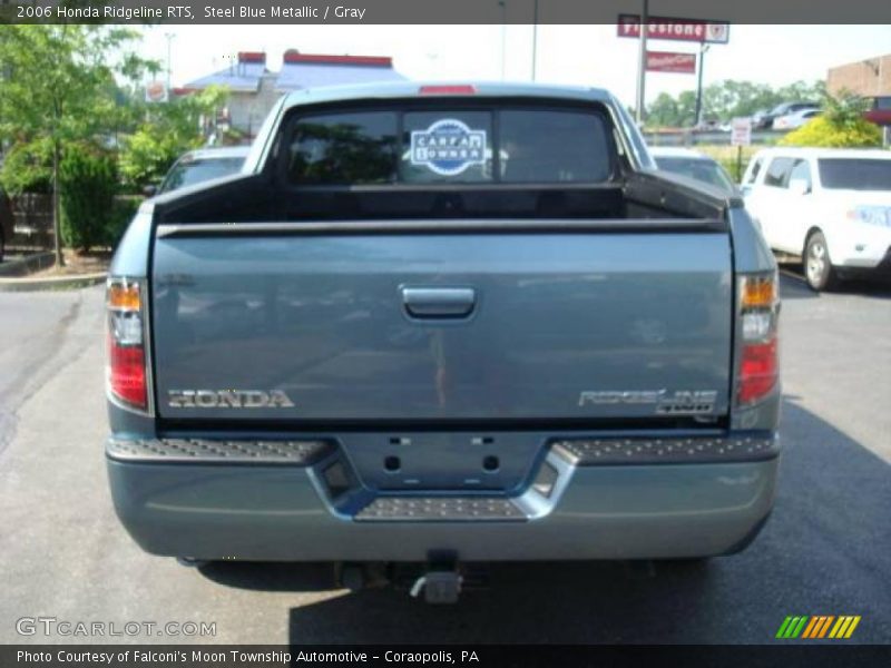 Steel Blue Metallic / Gray 2006 Honda Ridgeline RTS