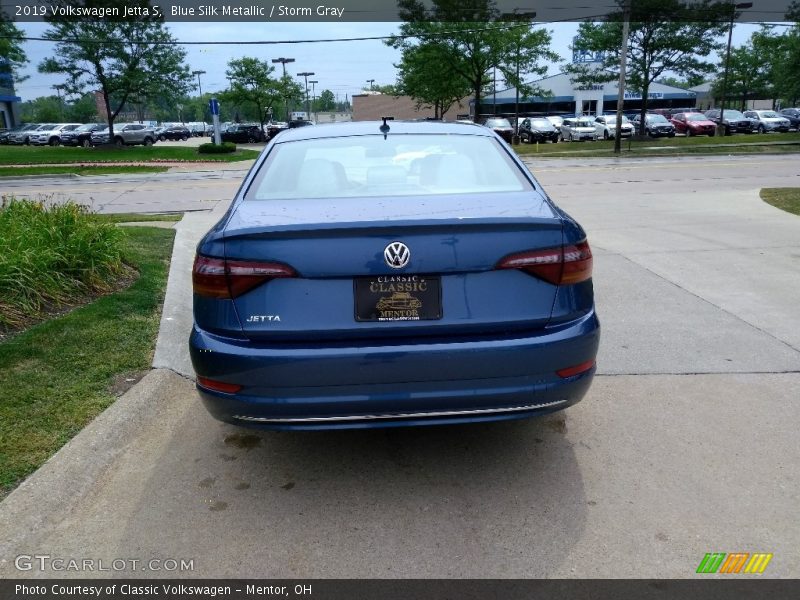 Blue Silk Metallic / Storm Gray 2019 Volkswagen Jetta S