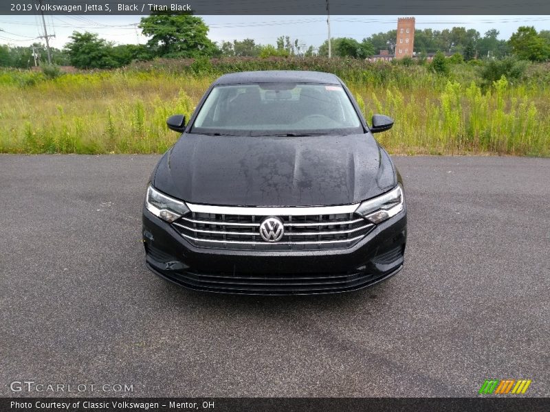 Black / Titan Black 2019 Volkswagen Jetta S