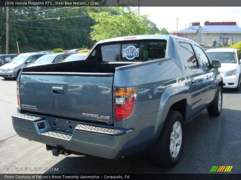 Steel Blue Metallic / Gray 2006 Honda Ridgeline RTS