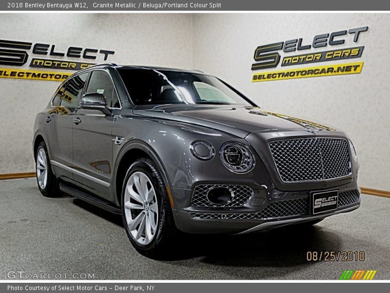 Granite Metallic / Beluga/Portland Colour Split 2018 Bentley Bentayga W12