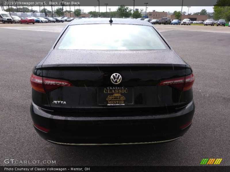 Black / Titan Black 2019 Volkswagen Jetta S