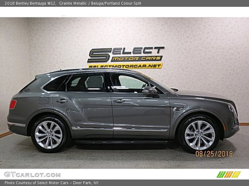 Granite Metallic / Beluga/Portland Colour Split 2018 Bentley Bentayga W12