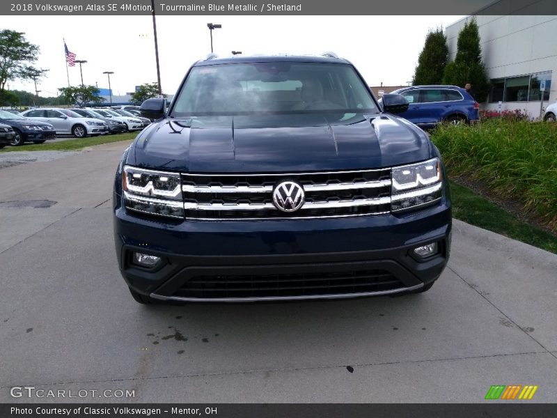 Tourmaline Blue Metallic / Shetland 2018 Volkswagen Atlas SE 4Motion