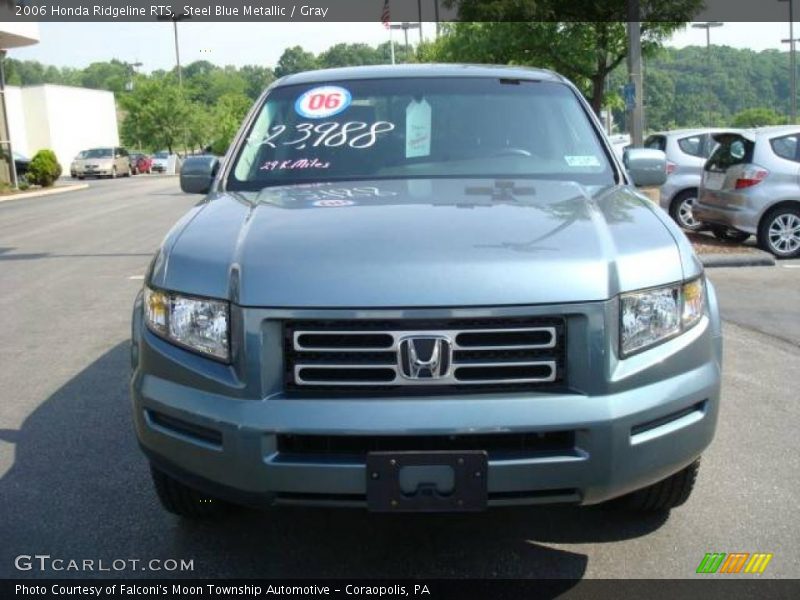 Steel Blue Metallic / Gray 2006 Honda Ridgeline RTS