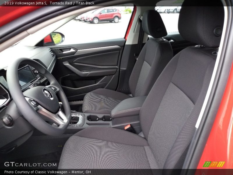 Tornado Red / Titan Black 2019 Volkswagen Jetta S