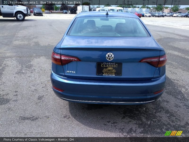 Blue Silk Metallic / Titan Black 2019 Volkswagen Jetta S